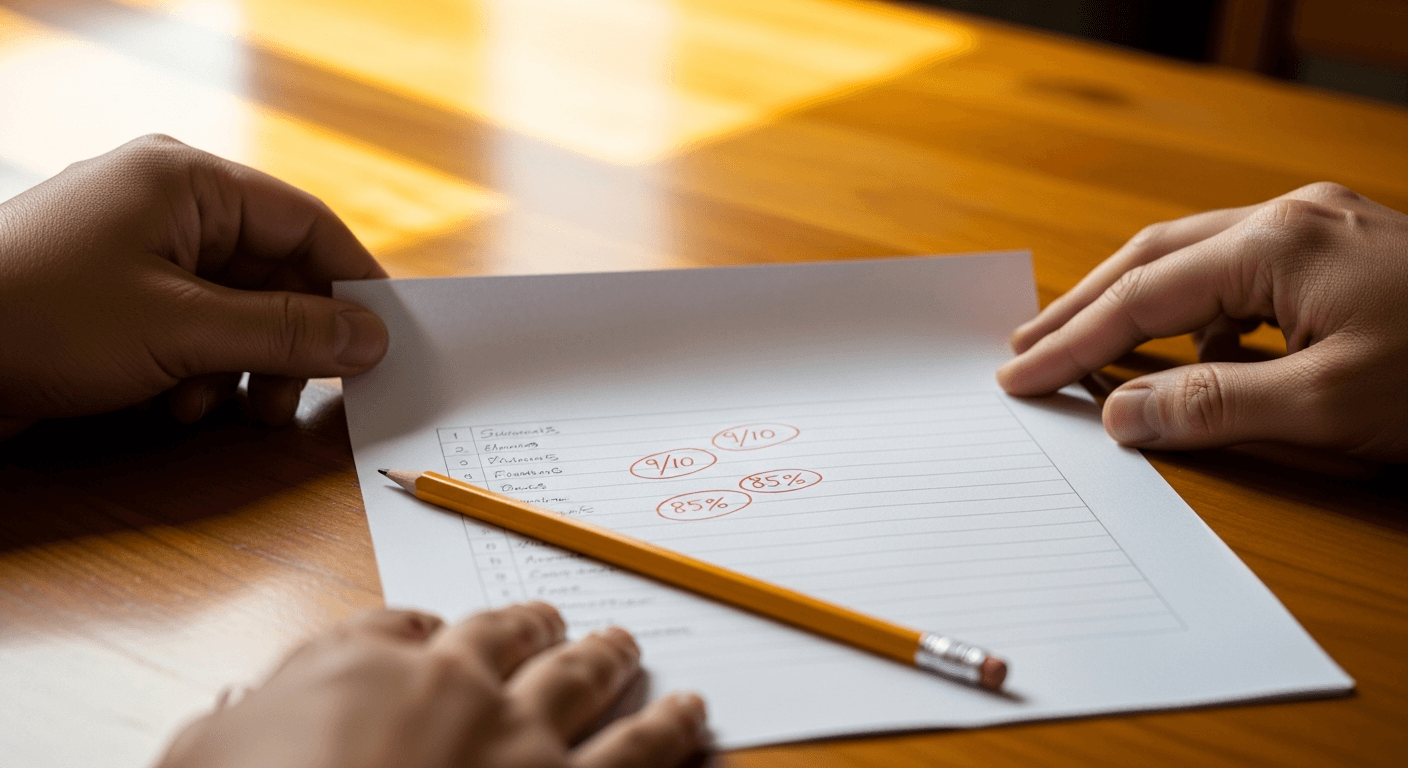 What Your Child's Homework Score Is Actually Telling You